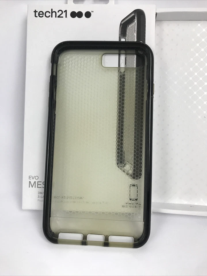 Tech21 Evo Elite Case for iPhone 8 Plus, 7 Plus - Brushed Black - Image 3 of 4