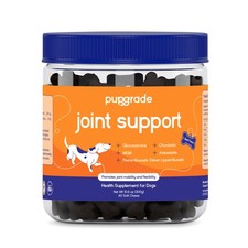 PupGrade Joint Support Supplement for Dogs - Glucosamine 60 Soft Chews, Brown