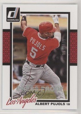 2014 Panini Donruss Press Proof Silver 159/199 Albert Pujols #95 02v3