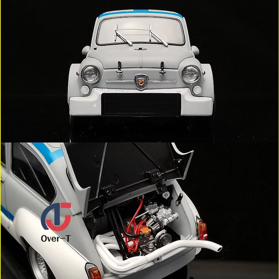 AUTOart 1/18 Fiat Model Abbas Model Gift Vintage Car Alloy Car Model - Image 3 of 4