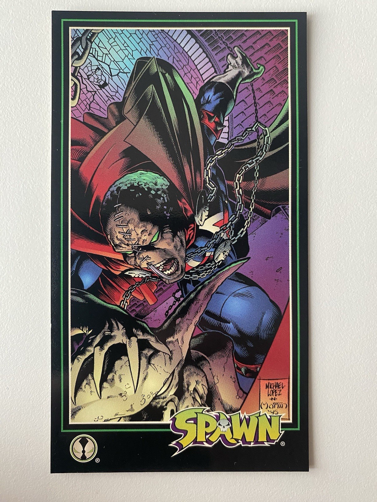 1995 Spawn Wildstorm Image Widevision Trading Card #147 Spawn Waits