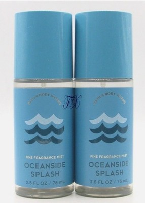 Bath & Body Works Oceanside Splash Fine Fragrance Mist 2.5 fl oz S/2 #A2057
