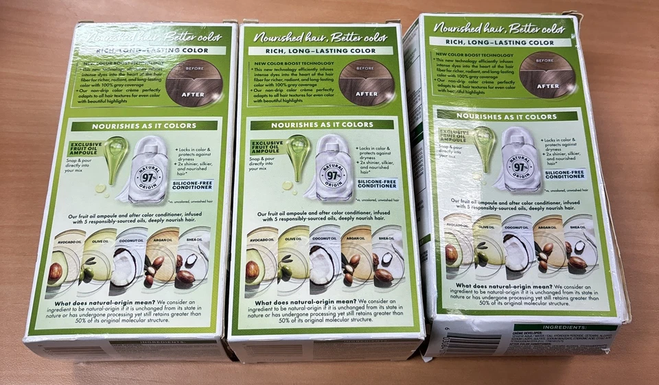 (3) Garnier Nutrisse 811 средний дополнительный пепельный блондин питательный перманентный цвет волос - Изображение 4 из 4