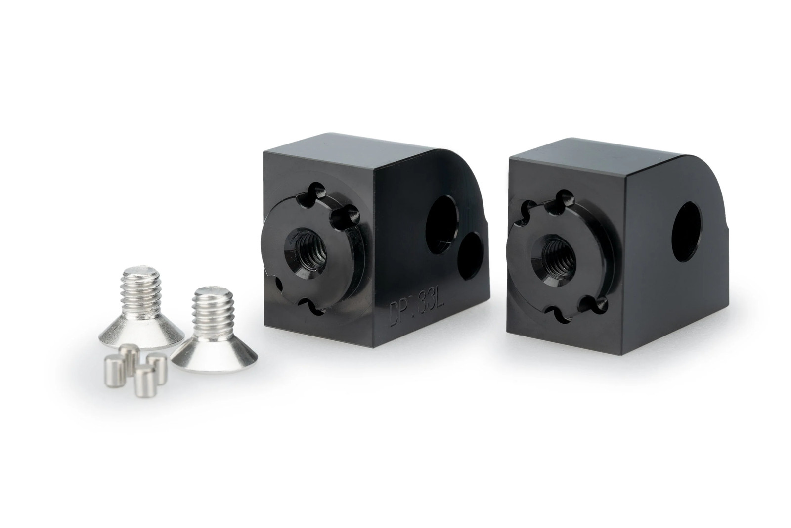 Puig Adjustable Passenger Footpeg Adaptor | Black | BMW R 1300 GS / R 12
