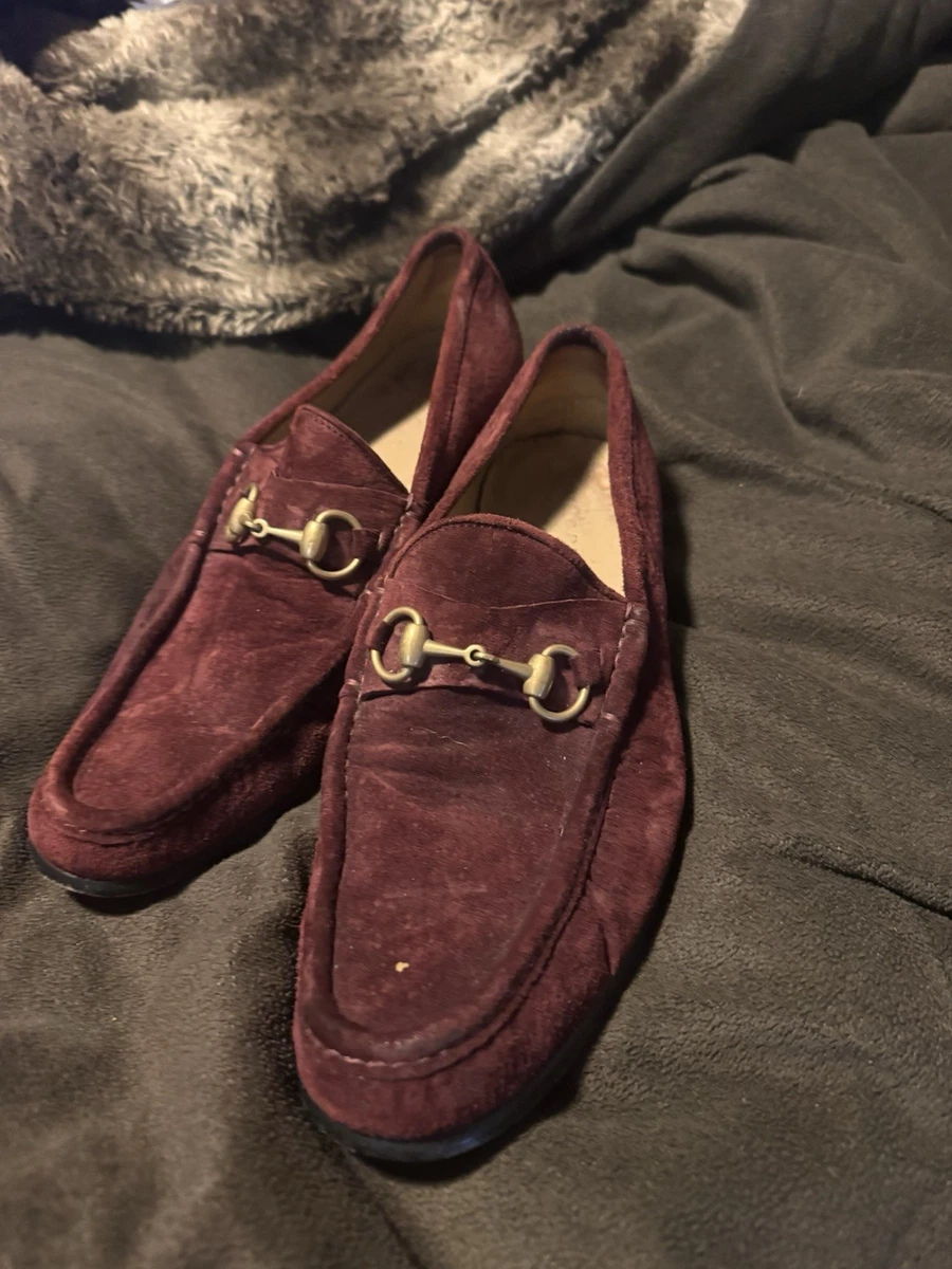 Suede Red Solid Dress Shoes for Men for sale | eBay display picture 2