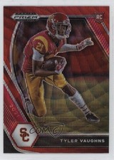 2021 Panini Prizm Draft Picks Ruby Wave Prizm Tyler Vaughns #160 6k2