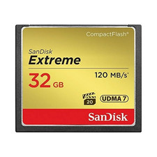SanDisk Extreme 32GB CompactFlash Card 120MB/s High Speed UDMA 7