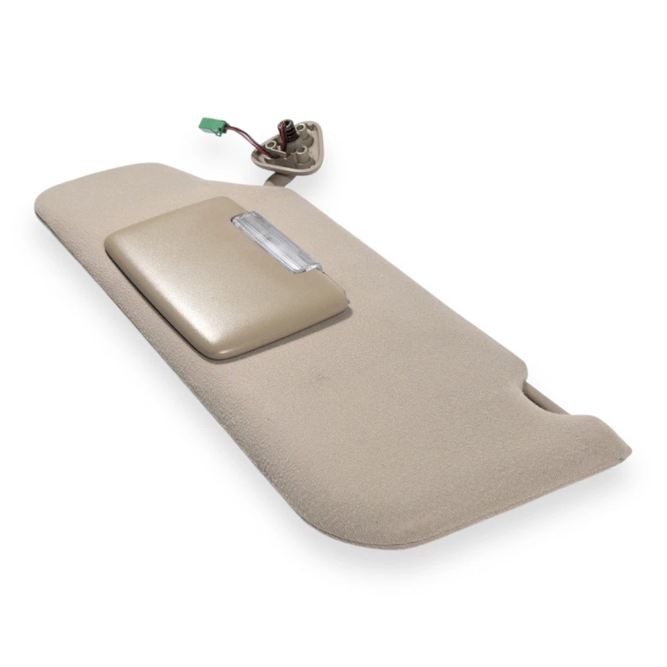 Parasol lado izquierdo Ford Taurus & Sable 2008-2009 conductor beige iluminado Foto 3 de 4