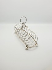 Nice Large Antique Edwardian Silver Plated Toast Rack ? circa 1905