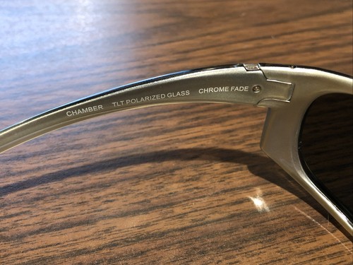 SMITH OPTICS POLARIZED Sunglasses Chrome Fade Chamber TLT Glass ITALY - Picture 7 of 10