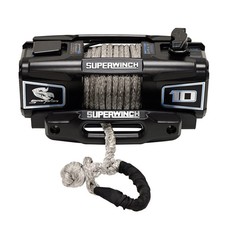 Superwinch 1155401 Scorpion 10000lb 12v Dc Winch With Synthetic Rope Black