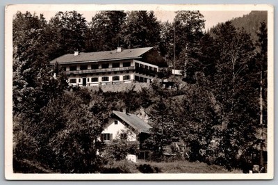Urfeld am Walchensee RPPC Germany Youth Hostel View c.1950s Real Photo Postcard