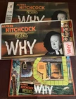 VTG 1958 Alfred Hitchcock Presents WHY Milton Bradley Board Game COMPLETE Unused
