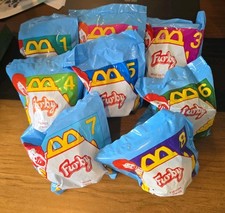 S/8 NOS Original Packaging Vintage McDonald's Furby 1998 Happy Meal Toys 1- 8