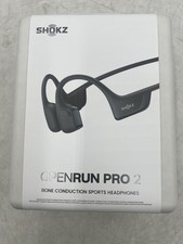 Shokz OpenRun Pro 2 Standard Black Bone Conduction Sport Headphones New In Box