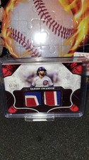 2025 Topps Tier One Dansby Swanson Game-Used Tree-Color DUAL Relic Cubs /25 RED