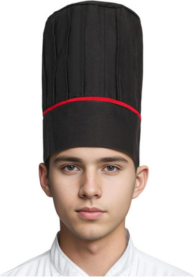 Tall Chef Hat Adult Adjustable Elastic Baker BBQ Grill Kitchen Cooking Chef Cap