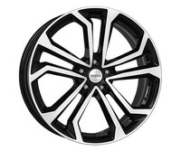 1X Dezent Dezent Ta Dark Black/Polished Front 7.0Jx18 5X112 ET43