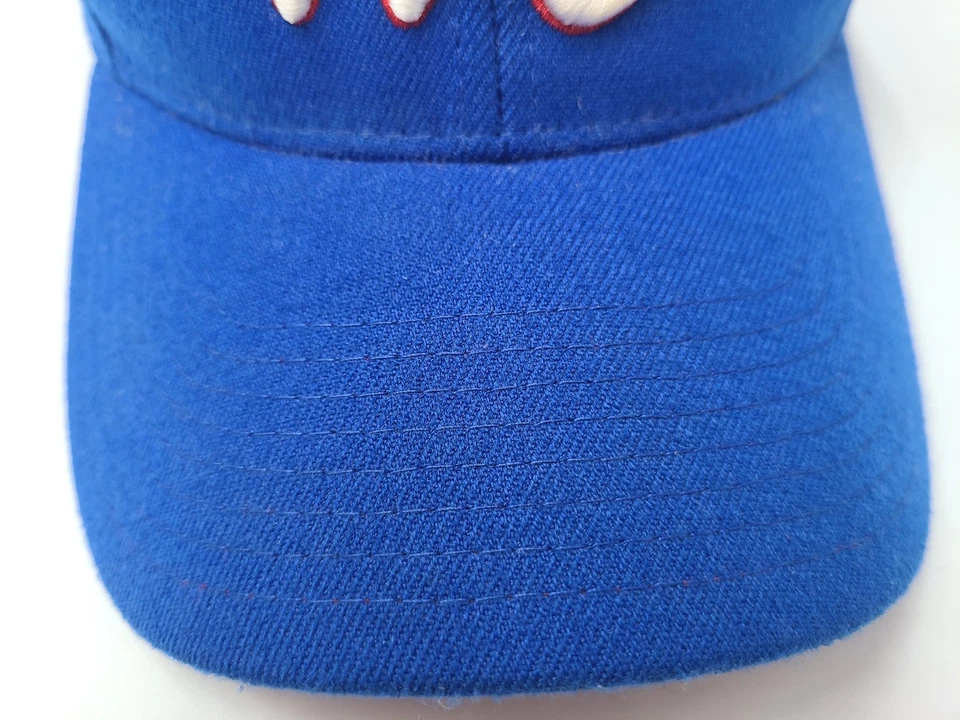 Gorra Moors Zephyr Flex ajustada (parece S-M) escuela secundaria universidad azul Foto 3 de 4