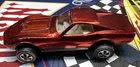 Hot Wheels Redline Custom Corvette U.S. White Interior, Great Overall Condition