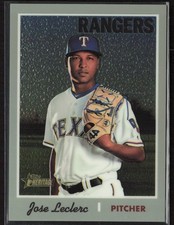 2019 Topps Heritage #THC-290 Jose Leclerc Chrome (Walmart Exclusives) #/999