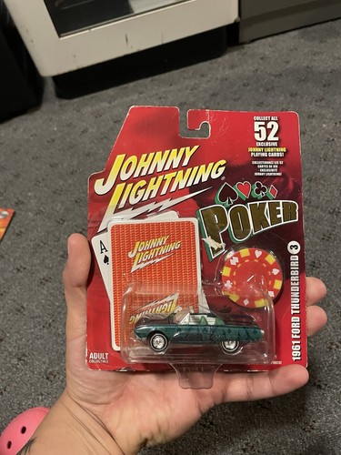 POKER SERIES II Johnny Lightning 1961 FORD THUNDERBIRD