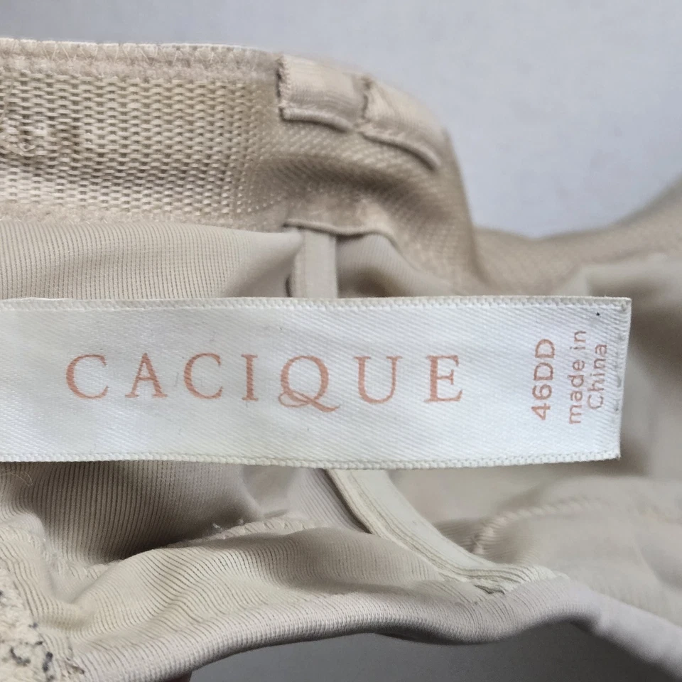 Sujetador Cacique Mujer 46DD Beige Boost Multi Vía Sin Tirantes Camiseta Con Aros Foto 3 de 4
