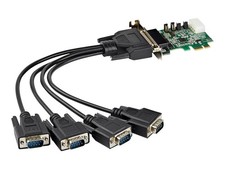 Startech 4-port PCI Express RS232 Serial Adapter Card, PCIe PEX4S953LP