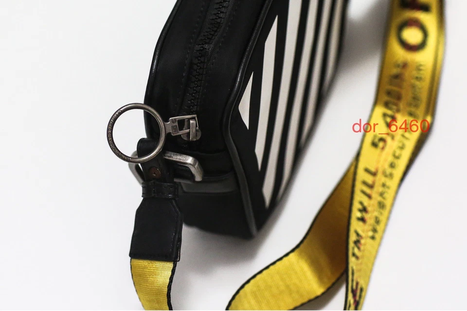 Off White Stripes Crossbody Black Bag - Image 3 of 4