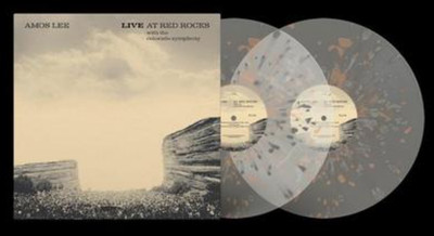 Amos Lee - LIVE AT RED ROCKS - Splatter Clear Color Vinyl 2 LP - NEW & SEALED!!