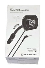NEW Scosche FMTD13-SP1 Digital FM transmitter with Back Lit Display  Flex-Neck
