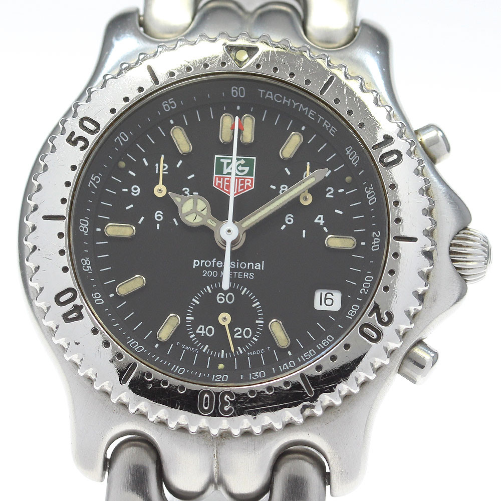 Tag Heuer CG1110-0 Cell Chronograph Mens Quartz Watch Used B Condition