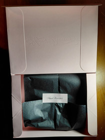 Agent Provocateur Pink Black Gift Box- Small 6.25" x 8.25" x 2"