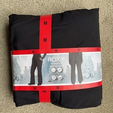 NEW Roxy Women's Snow Ski Snowboard Pants Black Sz M Dry Flight Technology NWT