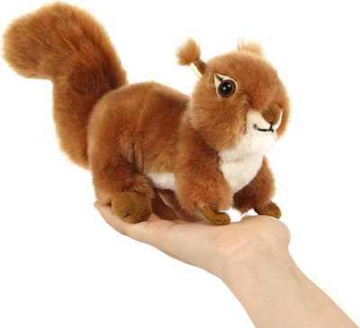 Ice King Bear Reaistic Red Squirrel Stuffed Animal Plush Toy (Lying)