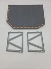 1985 Hasbro GI Joe USS Flagg Aircraft Carrier Parts ELEVATOR Deck 173061 & Sides