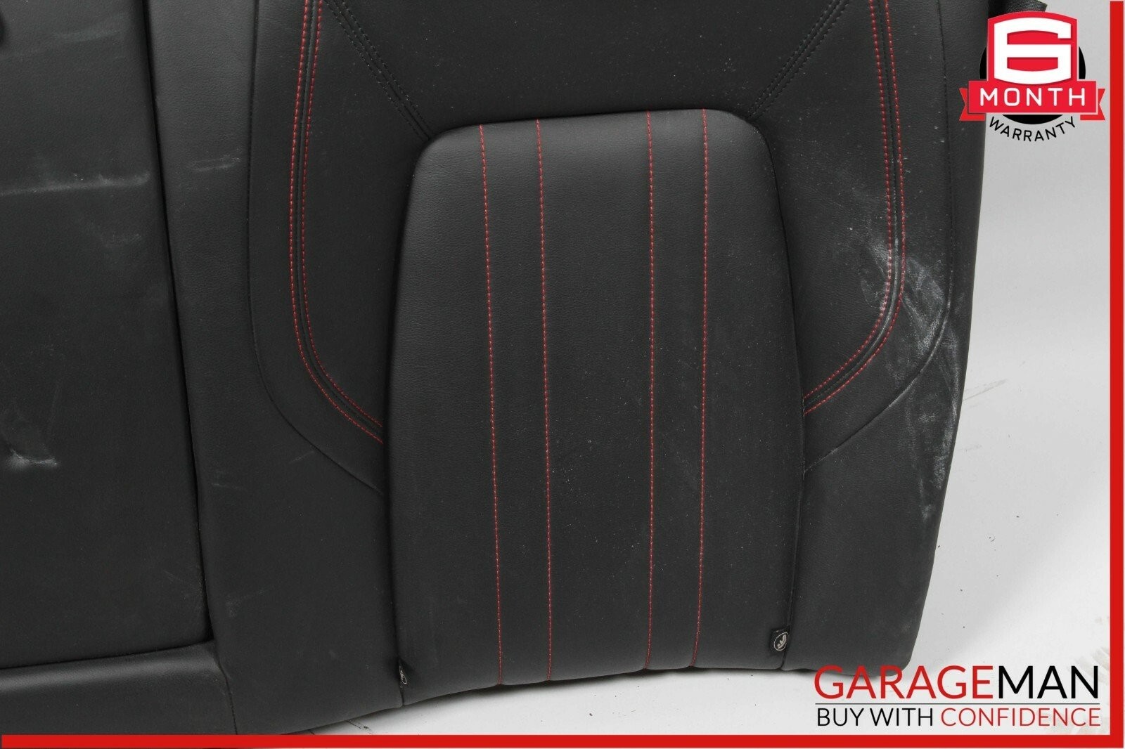 14-17 Maserati Ghibli Rear Left Side Top Upper Seat Cushion Cover Assembly Black