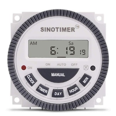 TM619 Timer Switch Digital LCD Power Timer Switch Weekly Programmable Thinner