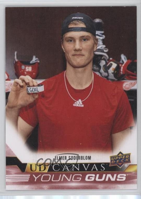 2022-23 Upper Deck Series 2 UD Canvas Young Guns Elmer Soderblom #C235 gb2