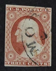 CKStamps: US Stamps Collection Scott#10A 3c Washington Used