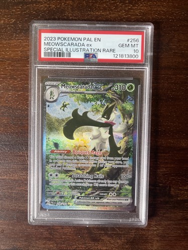 Meowscarada ex graded PSA 10 for sale on eBay