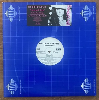 BRITNEY SPEARS  Gimme More  3 versions  promotional 12'' single with PicCover