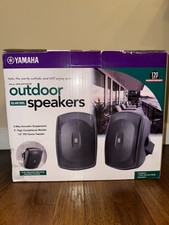 Yamaha Black Outdoor Speakers NS-AW190BL 120 Watts