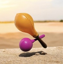 Lot of 2 Plastic Maracas Used