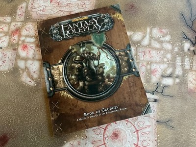 Warhammer Fantasy Roleplay BOOK OF  GRUDGES Dwarfs  FFG GW Games Workshop PB