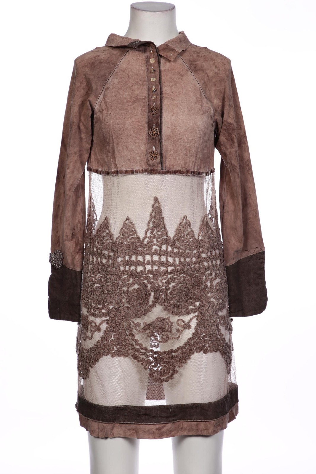 ELISA CAVALETTI Kleid Damen Dress Damenkleid Gr. XS Braun #g11ximm