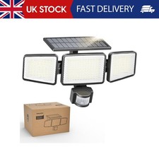 Philips Solar Security Light Outdoor Light 302 LEDs 1200lm, Solar-Powered Waterp