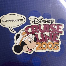 2005 Disney Mickey Cruise Line Scrapbook Starter Kit - New Sealed - 15 pcs 12x12