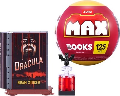MAX Brick Construction Books Dracula Set [125 Pieces]