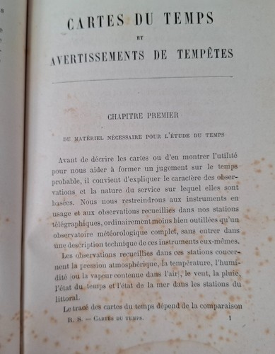 Cartes du Temps et Avertissements de Tempètes (Robert H. Scott, 1879) - Imagen 4 de 9